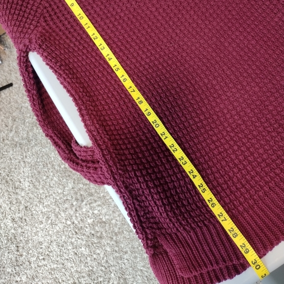 American Eagle Outfitters jeggings sweater tunic length open knit long sleeves - Picture 5 of 7